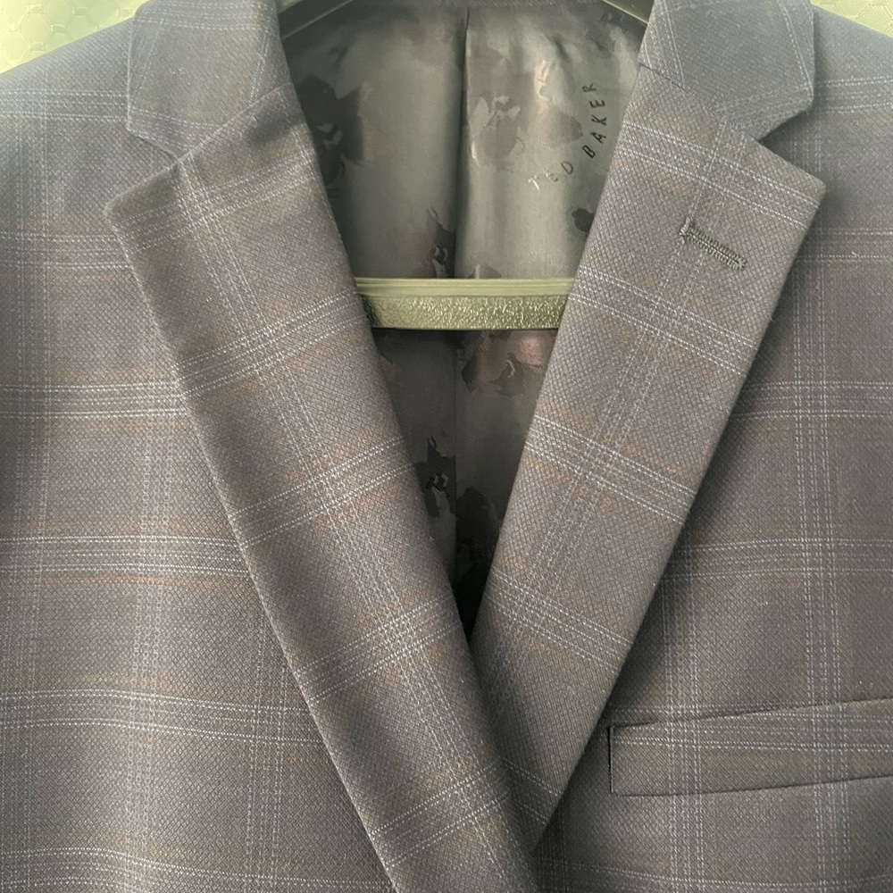 Ted Baker Gray Plaid Men's Blazer